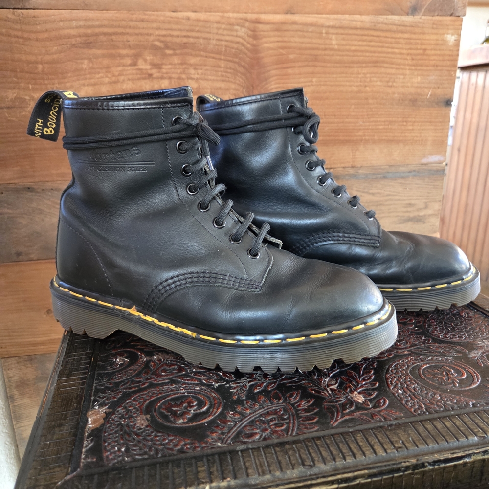 Dr. Martens Black Leather Boots